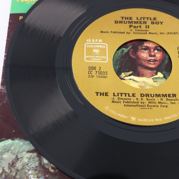 Cherney Berg, Lloyd Moss The Little Drummer Boy 45 rpm Record CC 75035 ZSP155080 - Picture 6 of 8